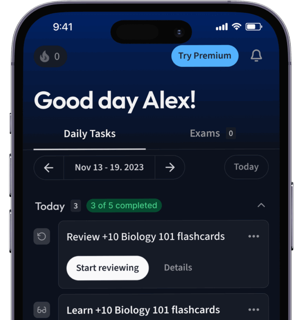 StudyUnity home dashboard